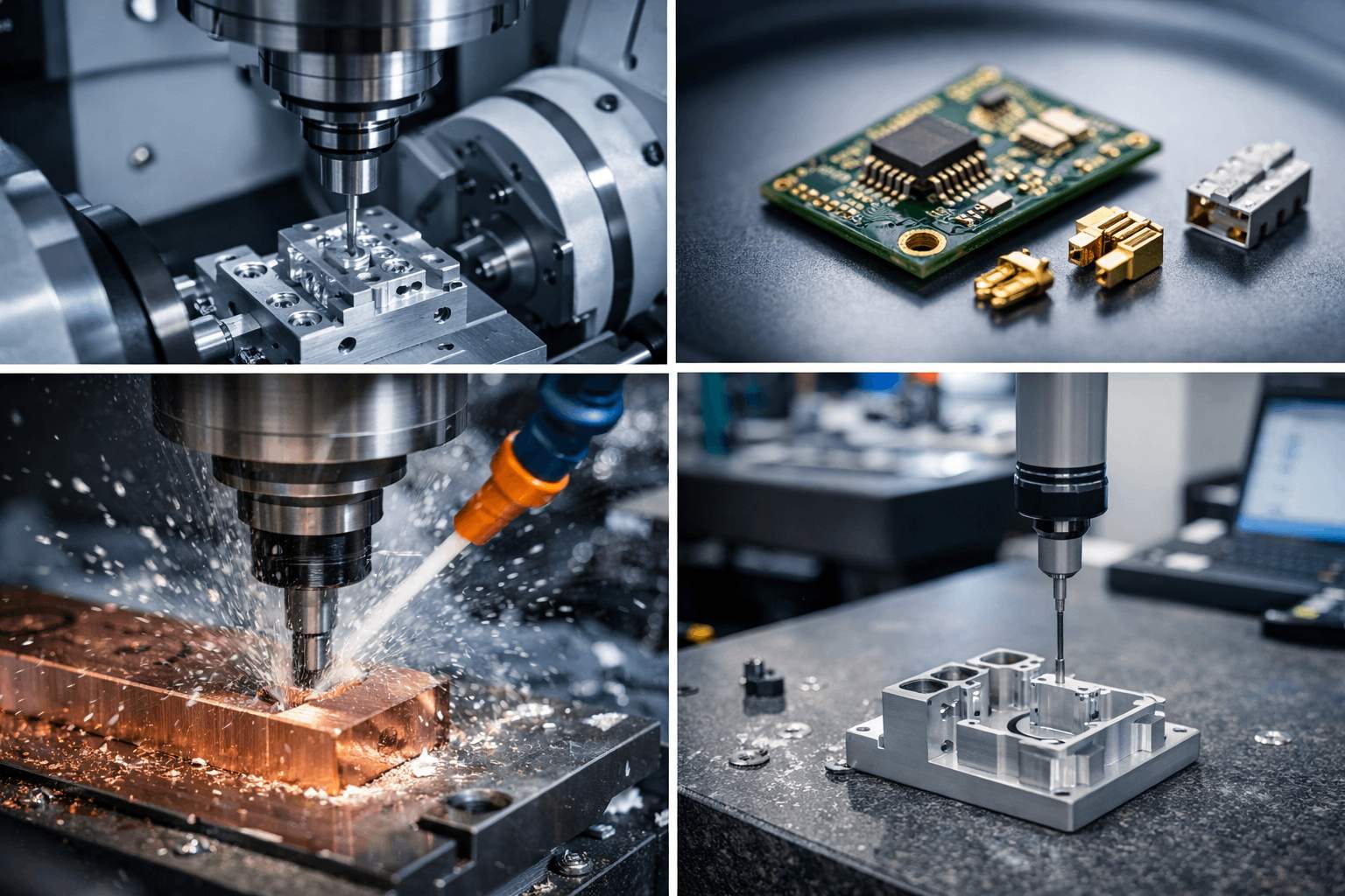 전자제품용 CNC 정밀 가공: 과제와 해결책